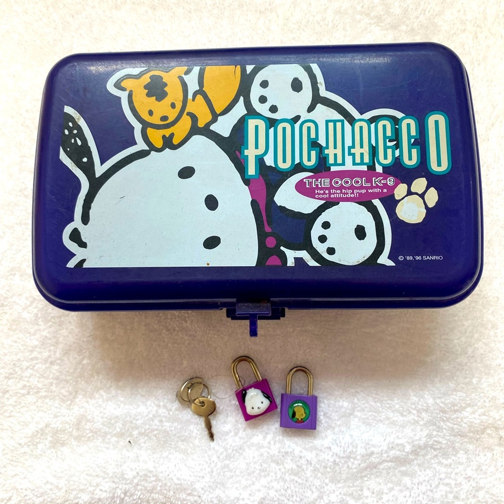 Vintage Pochacco Pencil Box